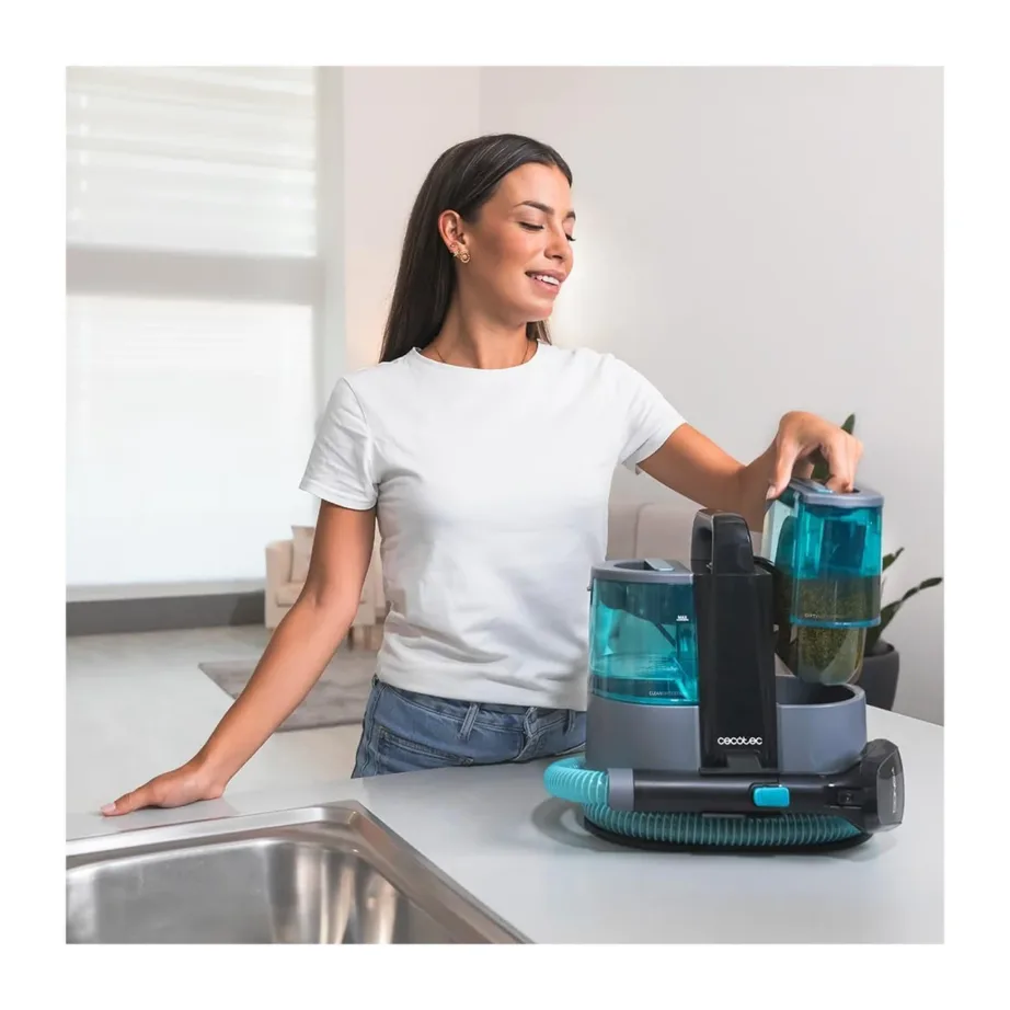 Cecotec Conga 4000 Carpet&Spot Clean must 400 W vaiba- ja tekstiilipesur 1 L märg- ja kuivimemisfunktsiooniga – 7