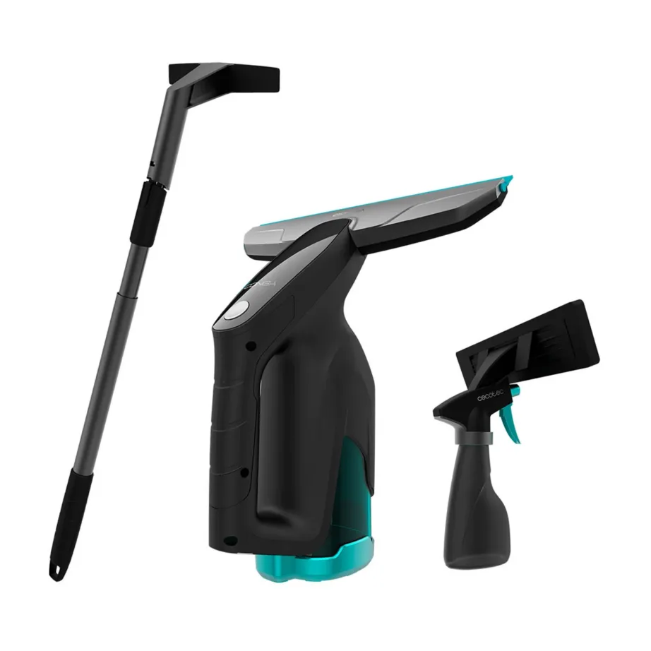 Cecotec Conga Popstar Glass Titanium juhtmevaba aknapesur 0,1 l must 40 min – 2