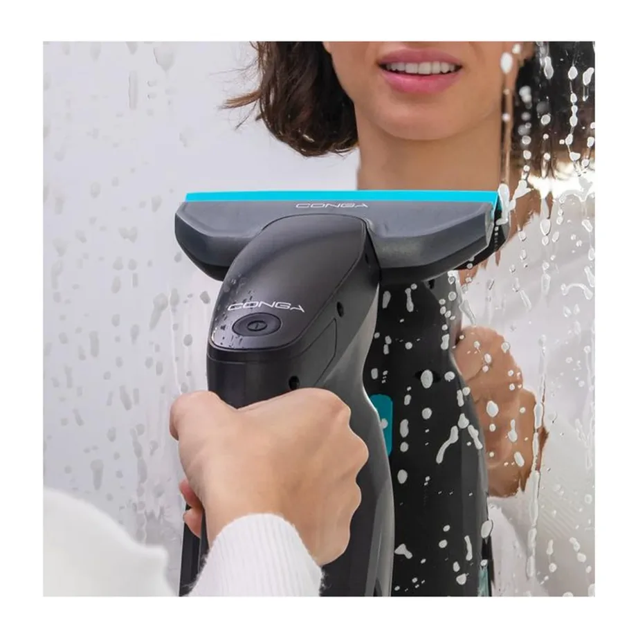 Cecotec Conga Popstar Glass Titanium juhtmevaba aknapesur 0,1 l must 40 min – 5