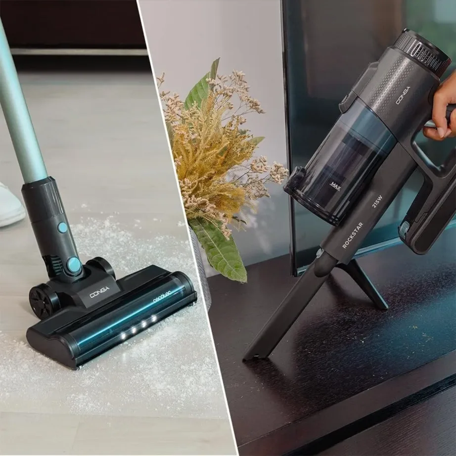 Cecotec Conga Rockstar 1500 Ray Pure juhtmevaba varstolmuimeja 215 W must/hall 0,5 L – 6