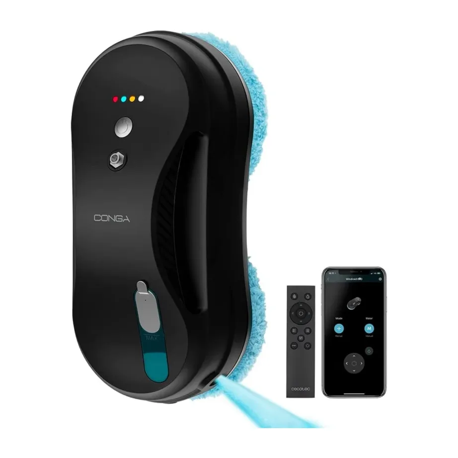 Cecotec Conga Windroid 890 SprayWater Smart Connected T must aknapesurobot juhtmega kaugjuhtimisega