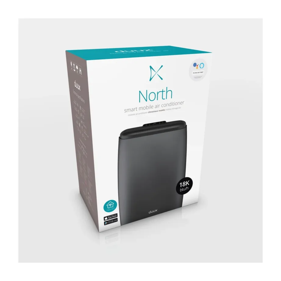 Duux North Smart Mobile 18 000 BTU/h A hall teisaldatav õhukonditsioneer 3 kiirusega – 3