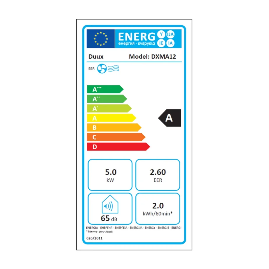 Duux North Smart Mobile 18 000 BTU/h A hall teisaldatav õhukonditsioneer 3 kiirusega – 4