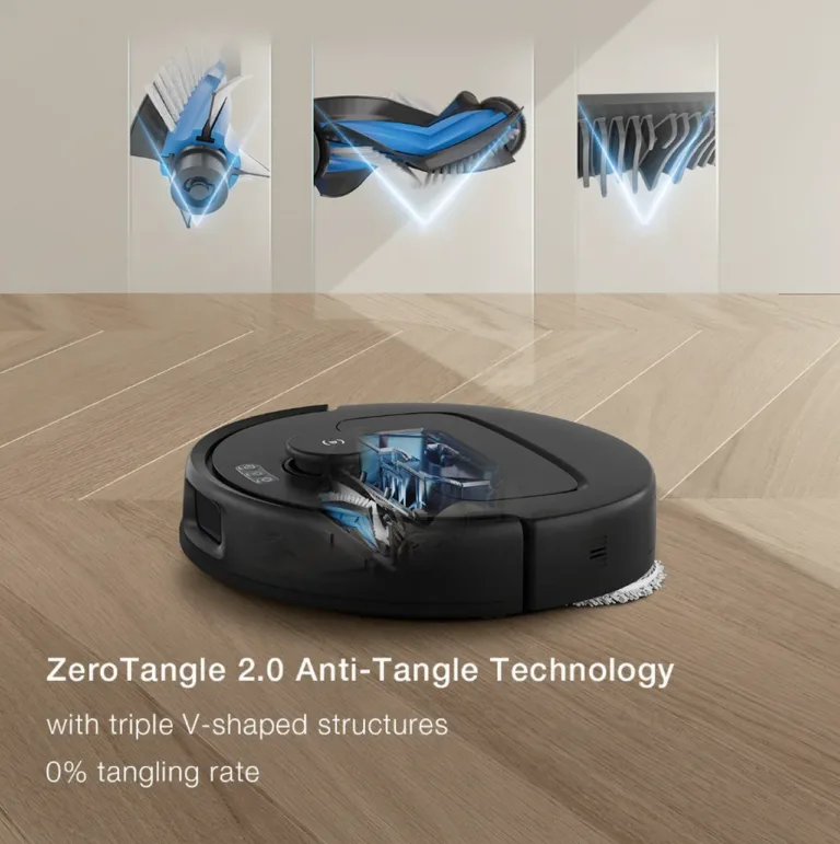 must märg-kuiv robottolmuimeja Ecovacs DEEBOT laadimisjaamas