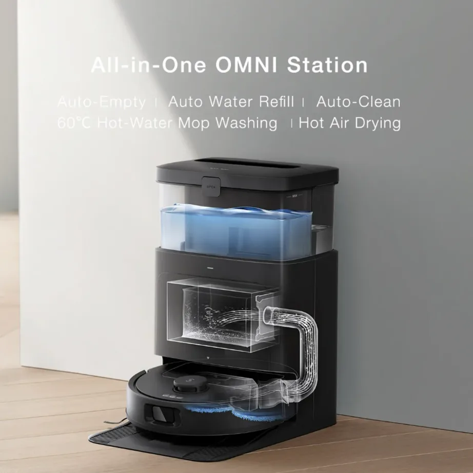 Ecovacs DEEBOT N30 PRO OMNI must märg- ja kuivrobottolmuimeja 2,6 L – 5