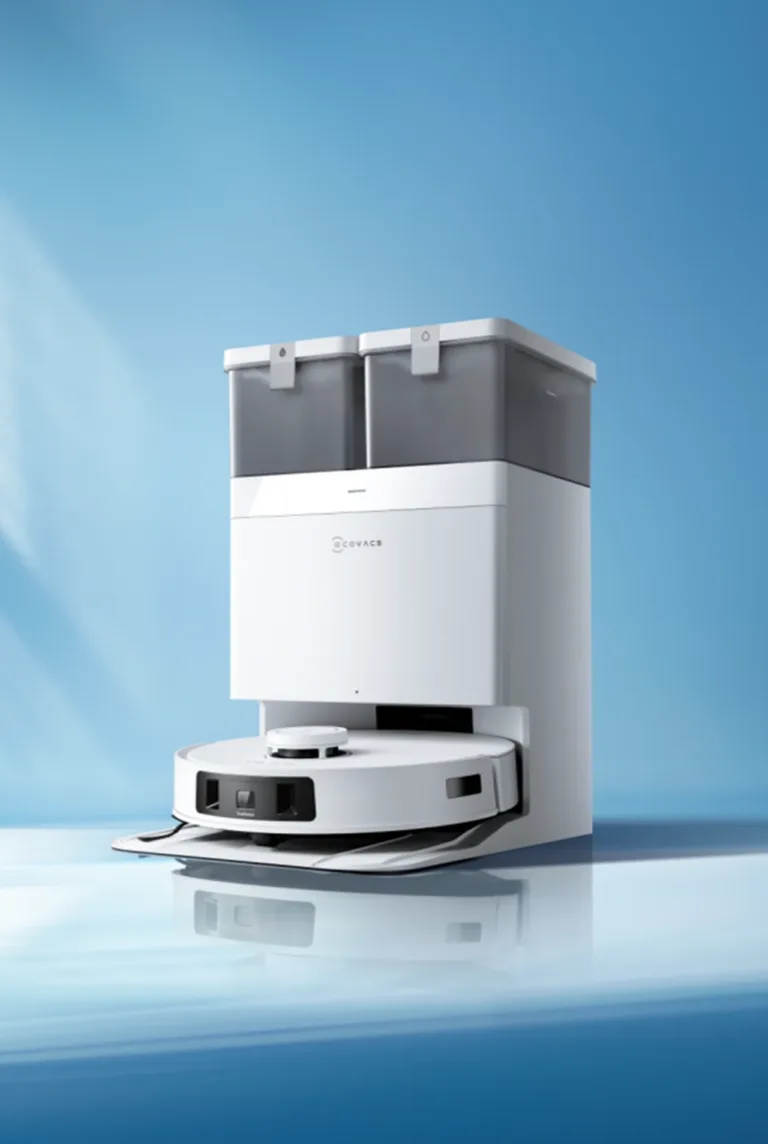 valge märg kuiv robottolmuimeja Ecovacs DEEBOT T30C PRO tööjaamaga
