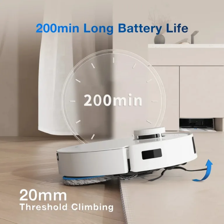 Ecovacs DEEBOT T30S COMBO valge robottolmuimeja märg ja kuiv kuuma vee moppimisega