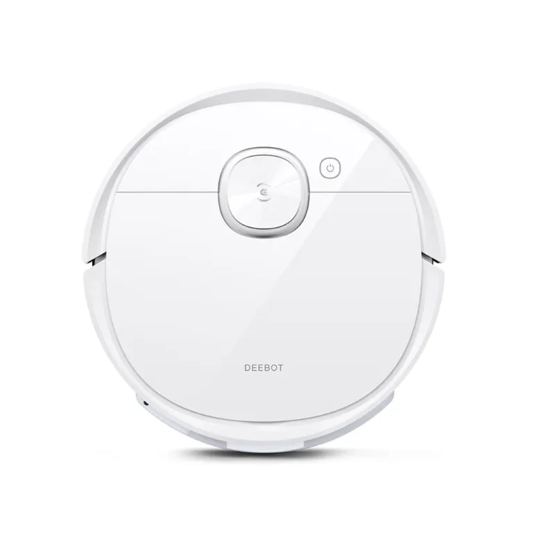 valge robottolmuimeja mopiga Ecovacs DEEBOT T9+ pealtvaade