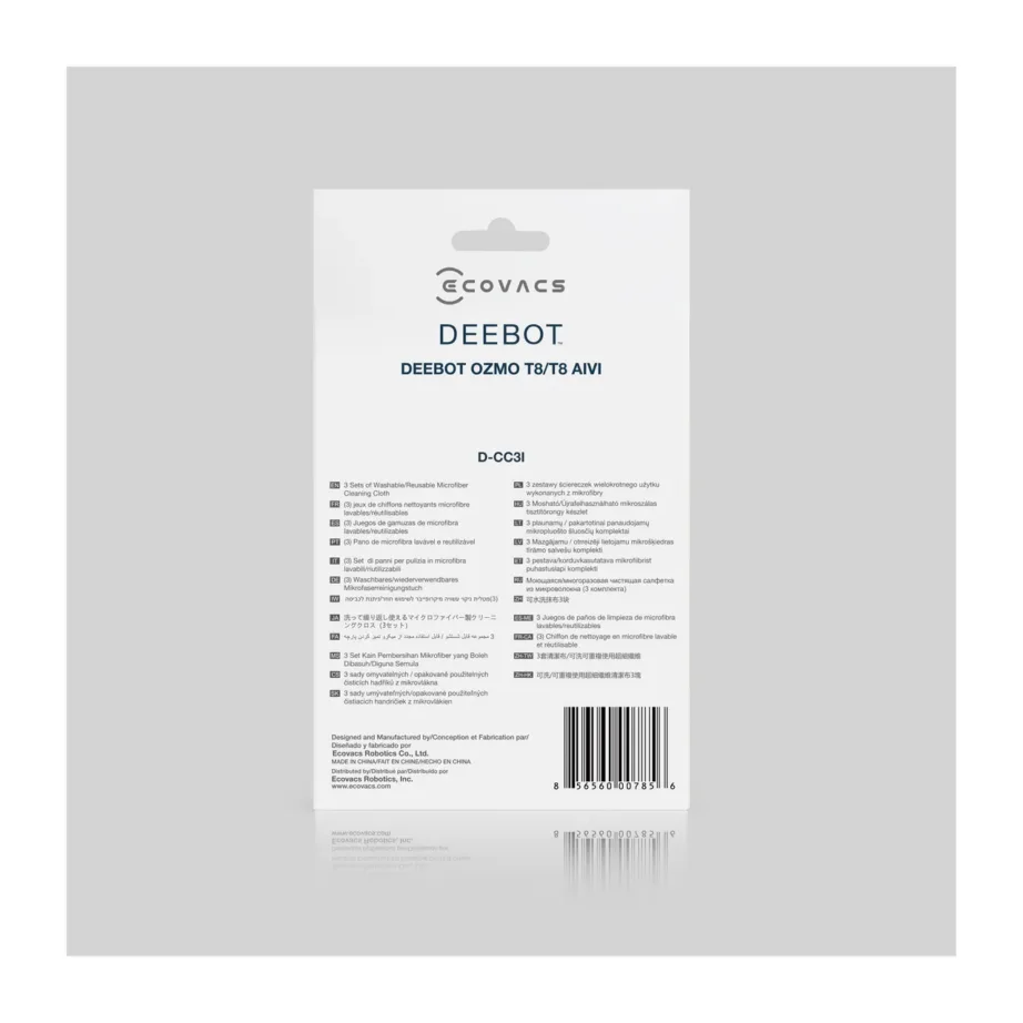 Ecovacs korduvkasutatav mopilapp 3 tk N8/T8 seeria puhastuslapid – 3