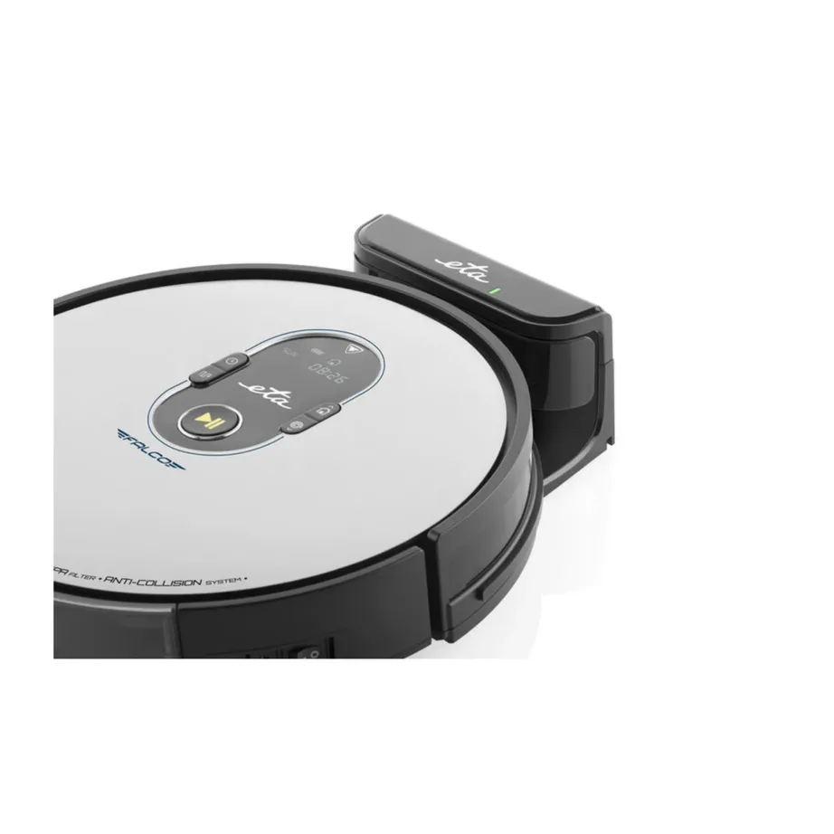 ETA Falco Smart ETA251590000 hõbe/must robottolmuimeja märg- ja kuivpuhastusega 32,5 cm – 12