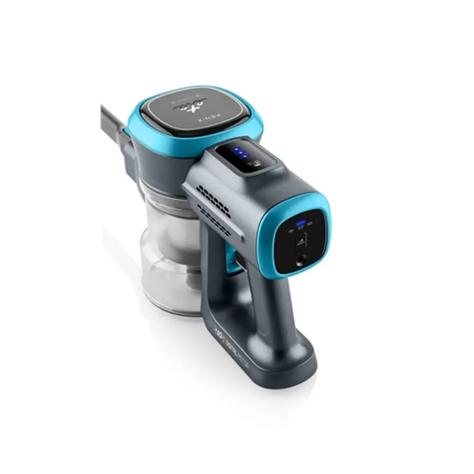 ETA Fenix ETA123390000 sinine/hall 25,2 V juhtmevaba varras- ja käsitolmuimeja HEPA filtriga – 10