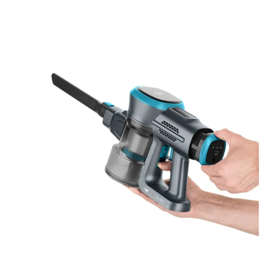 ETA Fenix ETA123390000 sinine/hall 25,2 V juhtmevaba varras- ja käsitolmuimeja HEPA filtriga – 11