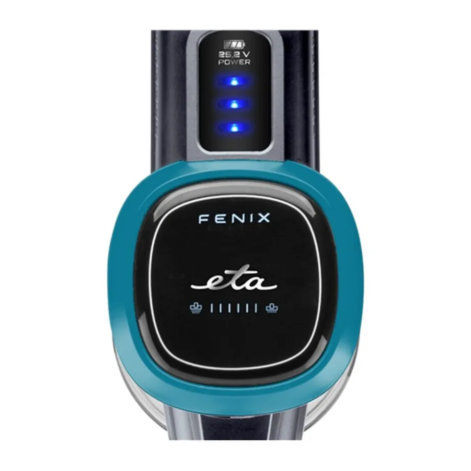 ETA Fenix ETA123390000 sinine/hall 25,2 V juhtmevaba varras- ja käsitolmuimeja HEPA filtriga – 8