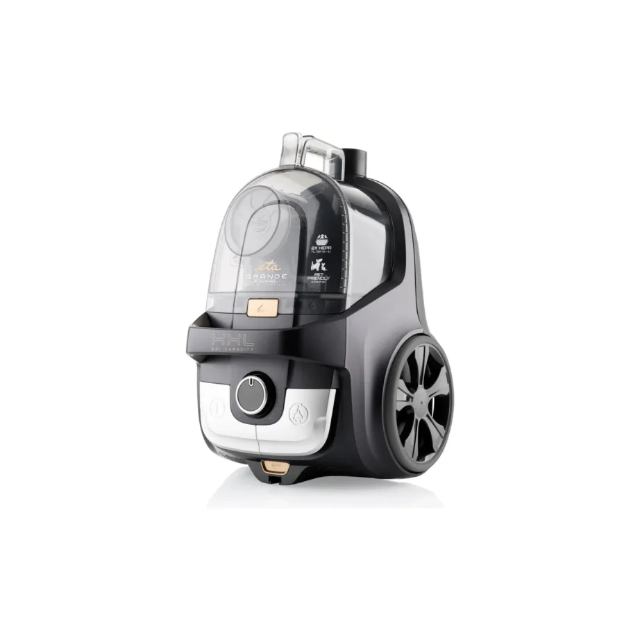 ETA Grande Animal ETA222390000 must/kuldne tolmuimeja loomakarvade eemaldamiseks, 3,2 l, HEPA 12, 850 W – 9