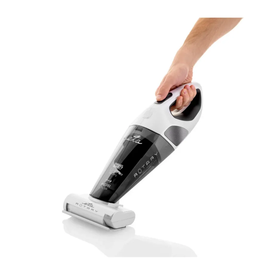 ETA Rotary ETA142590000 valge juhtmevaba käsitolmuimeja HEPA filtriga – 5