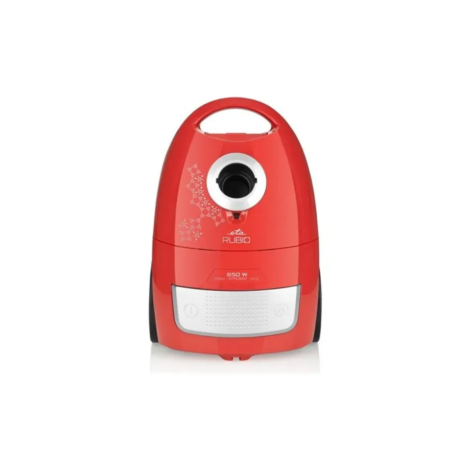 ETA Rubio ETA049190010 punane tolmuimeja HEPA filtriga, tolmukotiga, 2 L, 850 W – 5