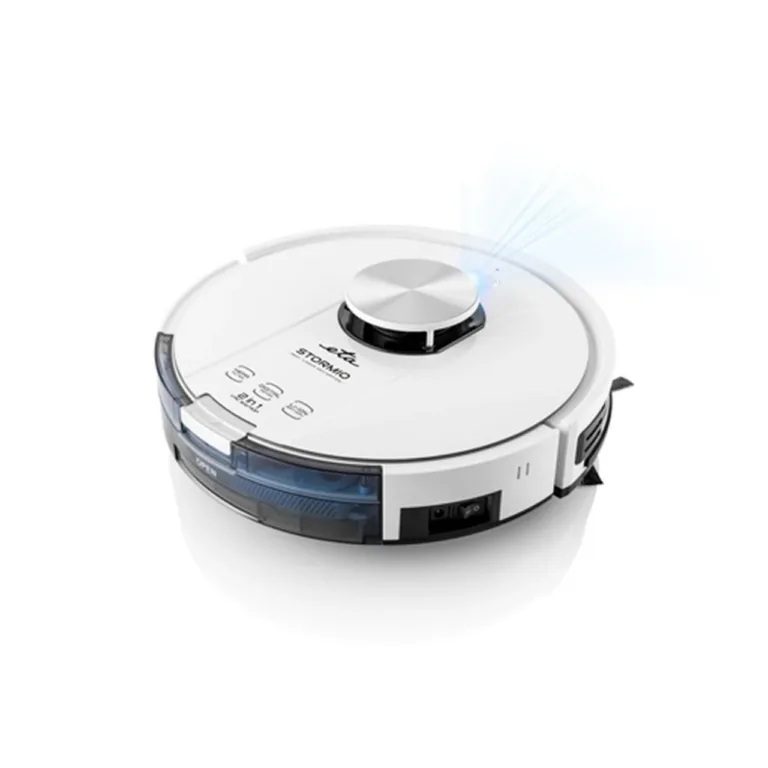 valge robot tolmuimeja mopiga ETA Stormio 34 cm pealtvaates