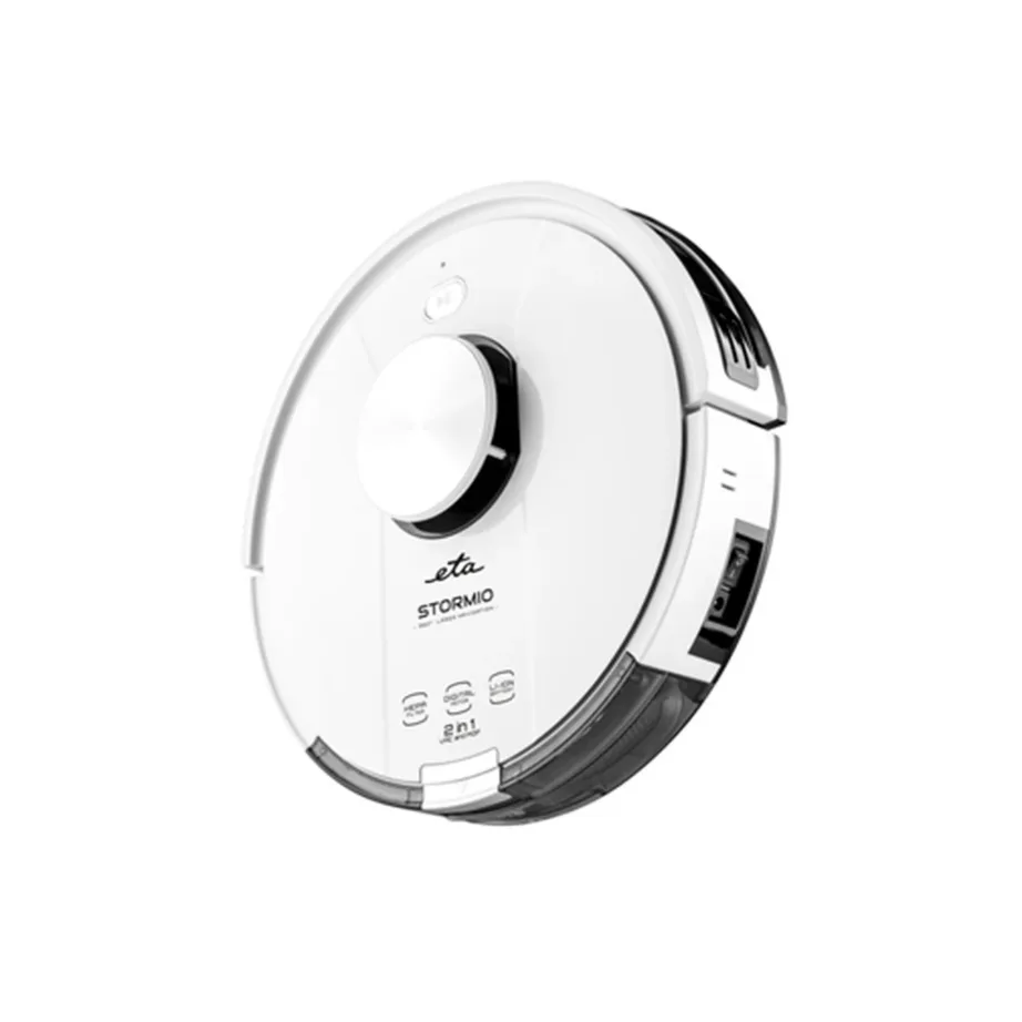 ETA Stormio ETA423790000 valge robot-tolmuimeja märg- ja kuivpuhastusega 34 cm – 3