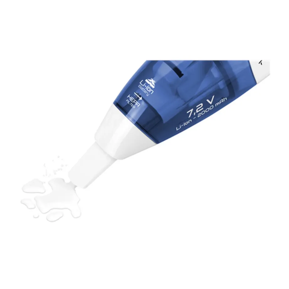 ETA Verto ETA144290000 valge/sinine juhtmevaba käsitolmuimeja märg- ja kuivpindadele 7,2 V – 2