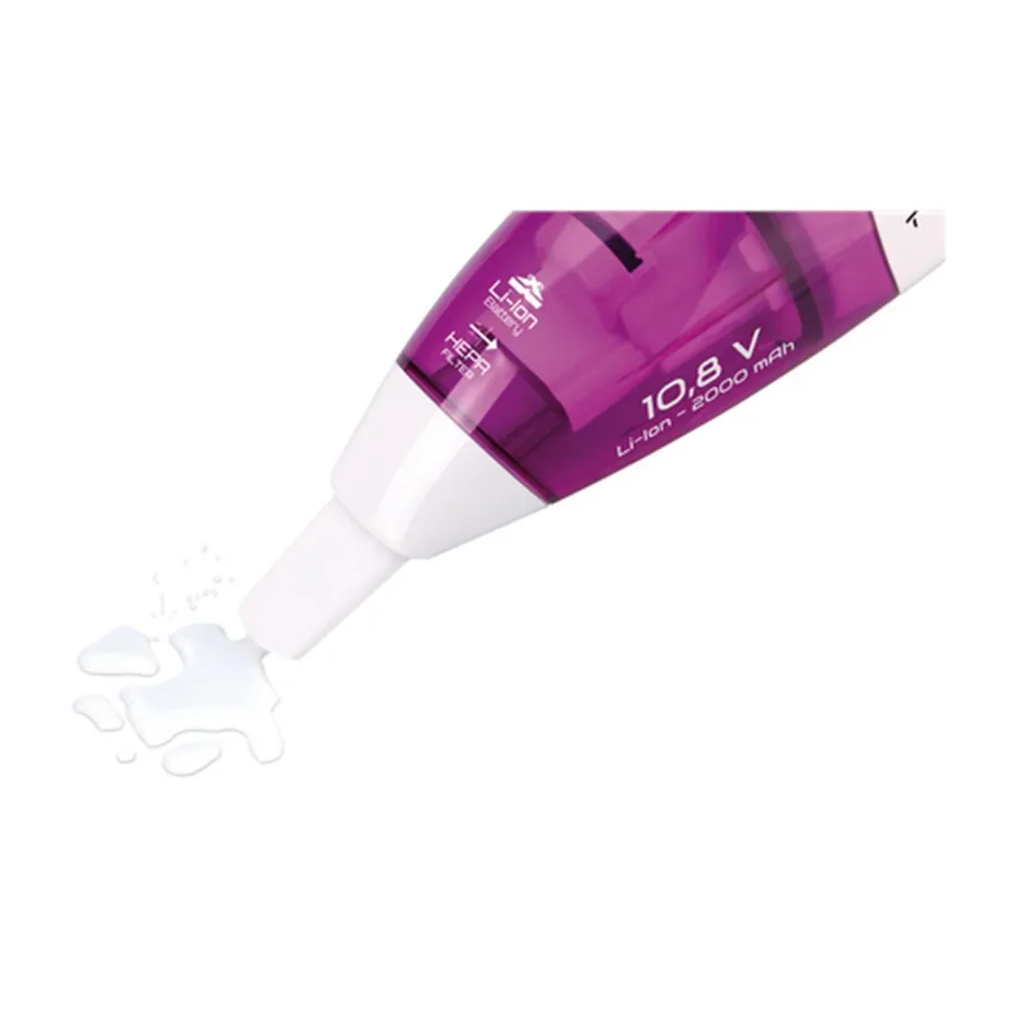 ETA Verto ETA344290000 juhtmevaba käsitolmuimeja 10,8 V valge/lilla märg- ja kuivpuhastusfunktsiooniga – 2