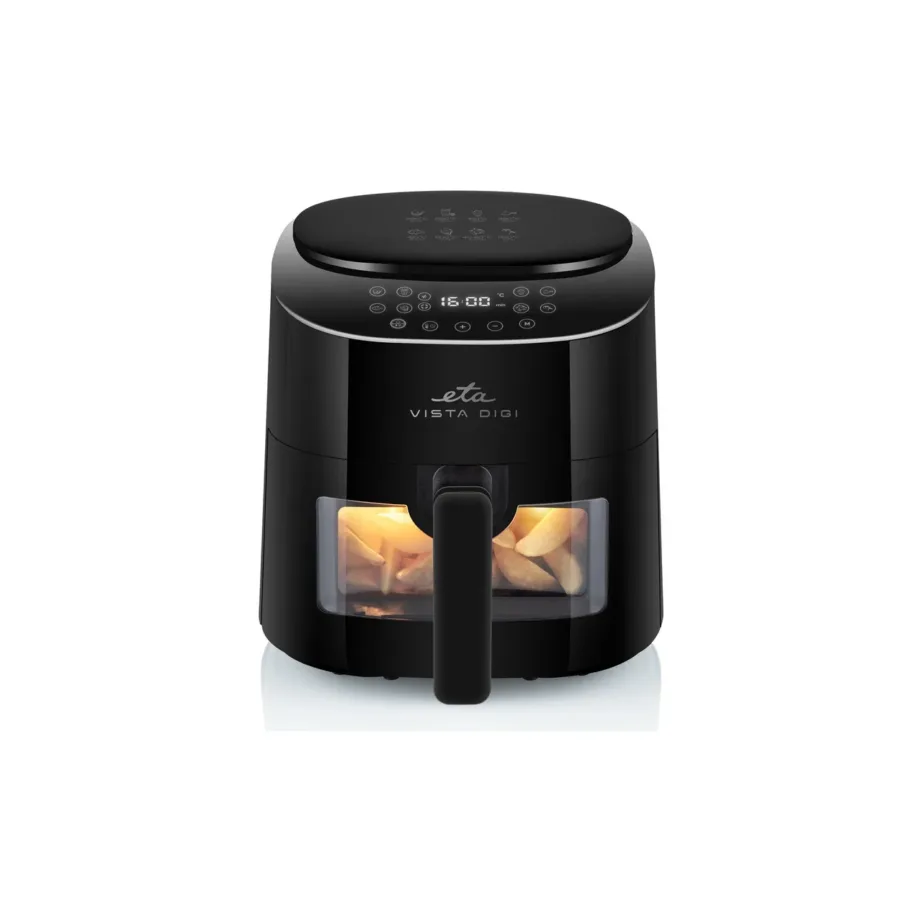 ETA Vista Digi ETA116890000 4,3 l must kuumaõhufritüür vaateaknaga, 1300 W – 6
