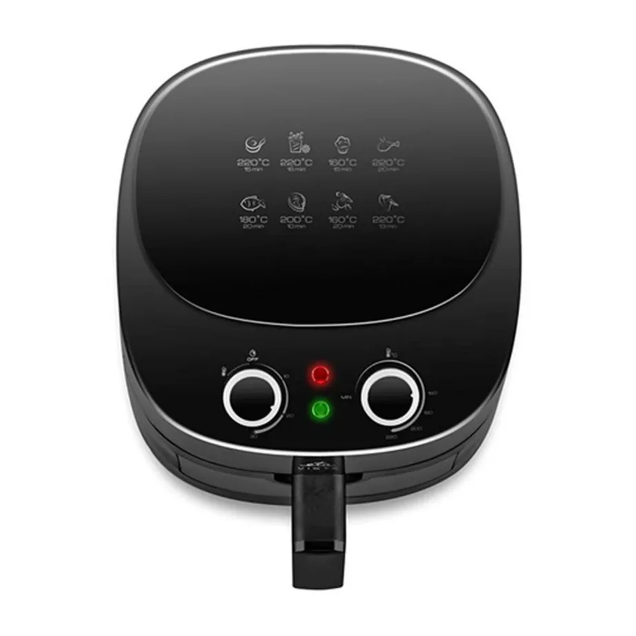 ETA Vista ETA016890000 4,3 l must kuumaõhufritüür vaateakna ja 8 programmiga – 2