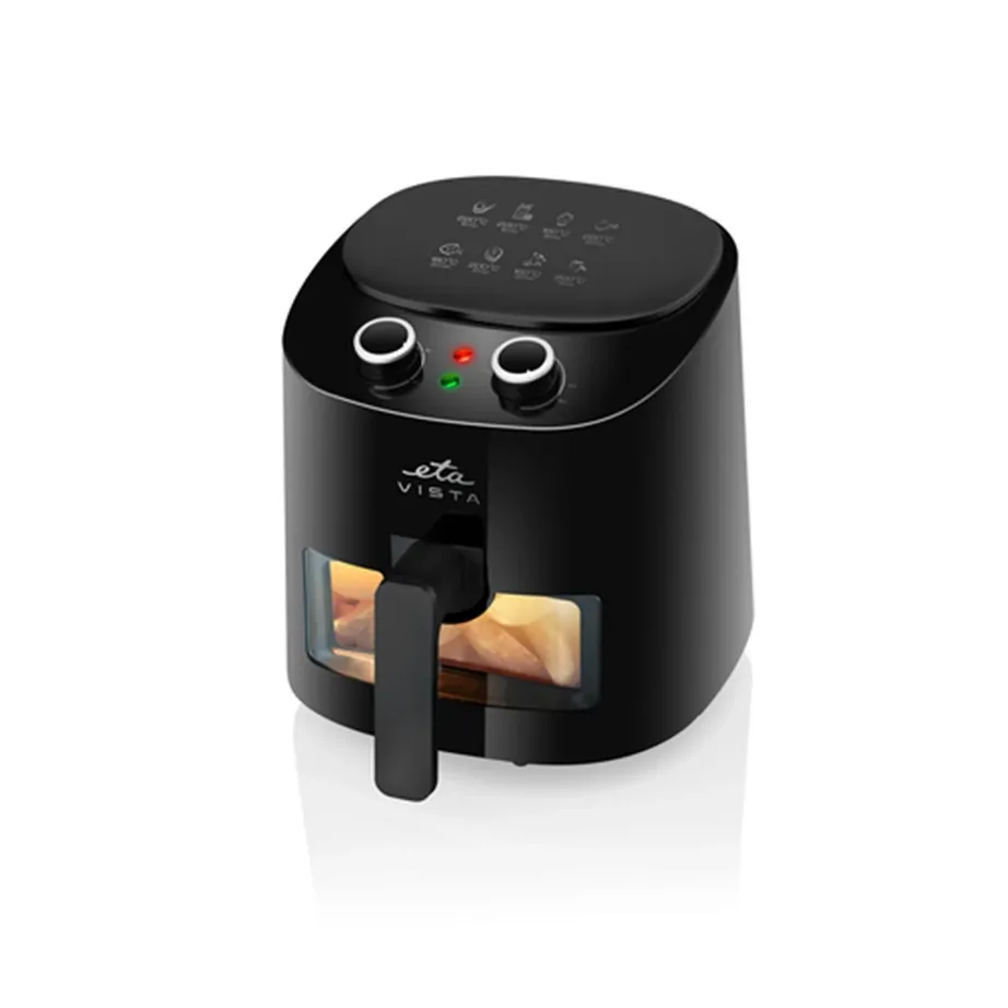 ETA Vista ETA016890000 4,3 l must kuumaõhufritüür vaateakna ja 8 programmiga – 3