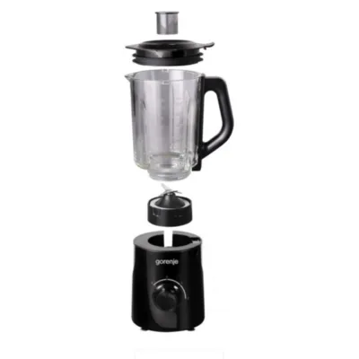 klaasist kannuga must blender Gorenje detailides