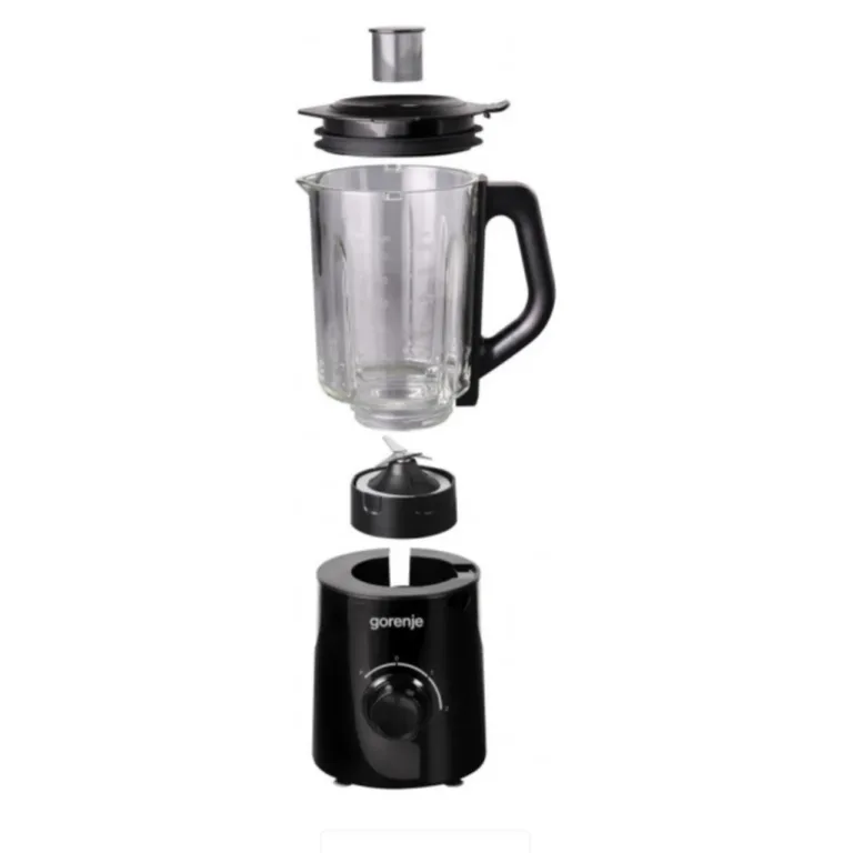 klaasist kannuga must blender Gorenje detailides