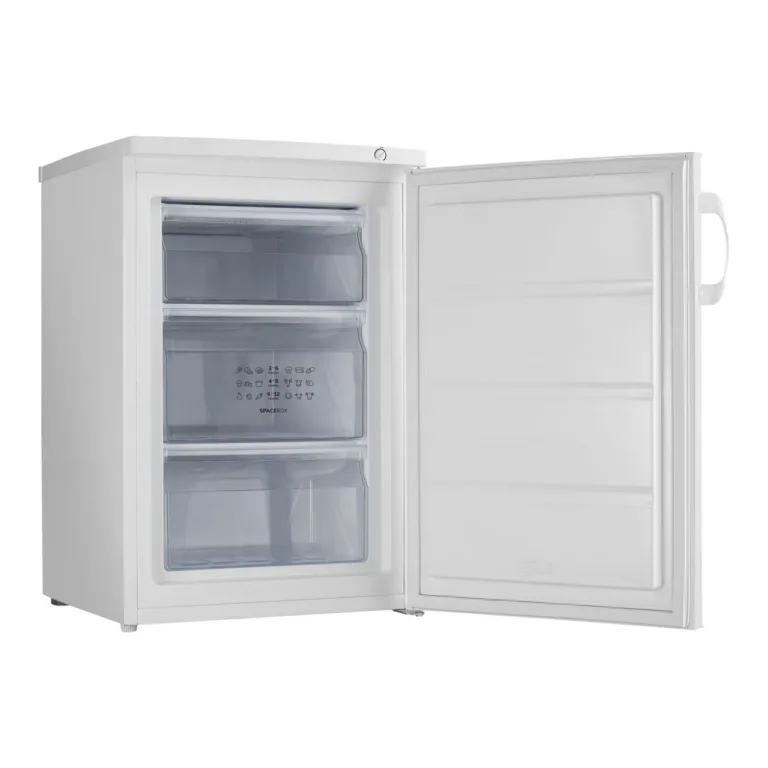 valge vertikaalne sügavkülmik Gorenje F492PW külgvaates