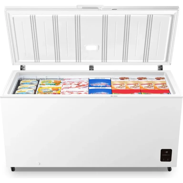 valge kirstsügavkülmik 500 l Gorenje FH50EAW LED-ekraaniga