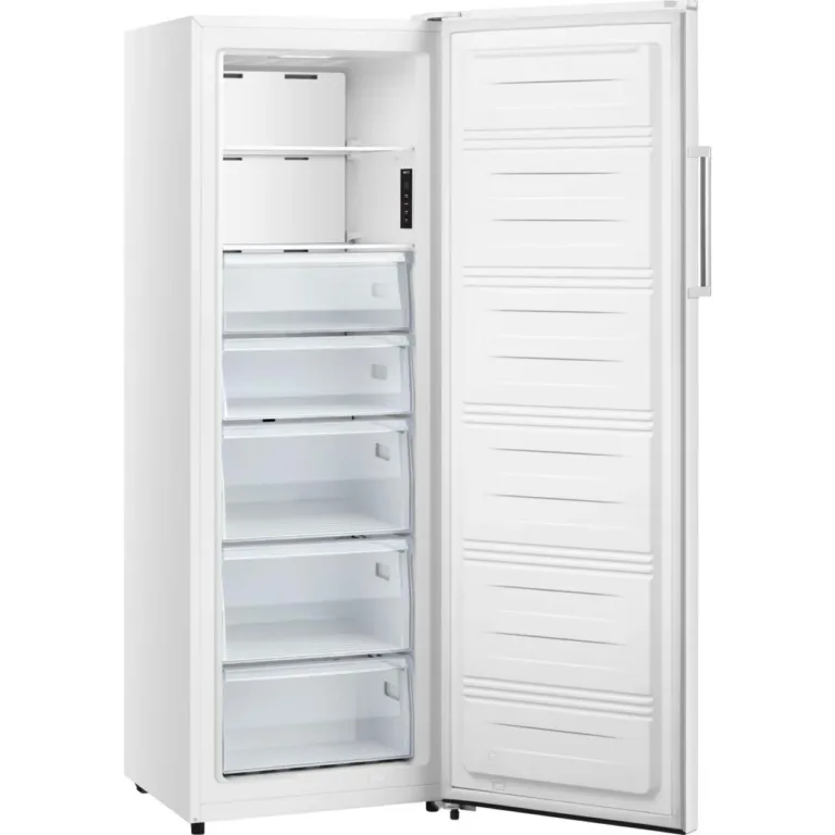 valge NoFrost sügavkülmik 240l Gorenje FN617EEW5 eestvaates