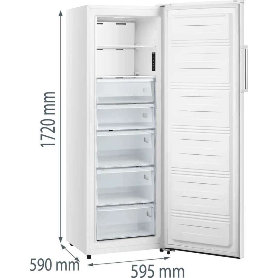 Gorenje FN617EEW5 172 cm valge NoFrost vertikaalne sügavkülmik 240 l LED-ekraaniga – 4