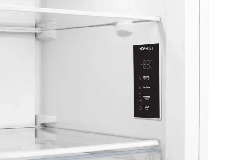 Sügavkülmik Gorenje FN617EEW5 mõõtudega joonisel