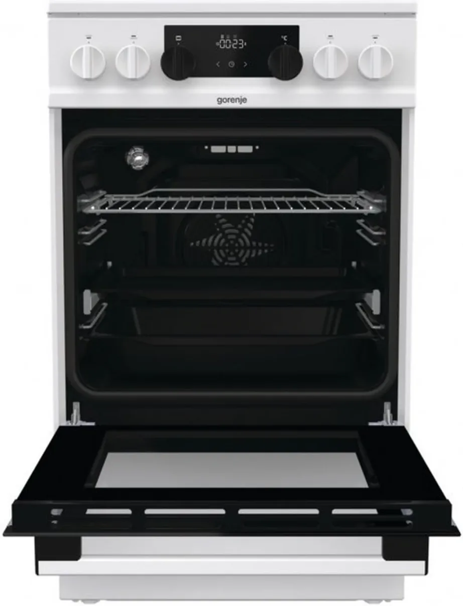 Gorenje GECS5C70WA 50 cm valge klaaskeraamiline elektripliit LED-ekraaniga, 70 l ahi – 2