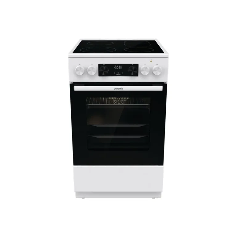 Gorenje GECS5C70WA klaaskeraamiline pliidiplaat ülaltvaates