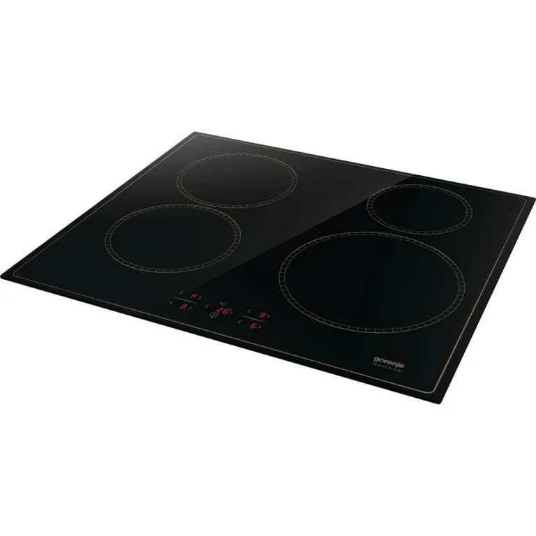 must Gorenje induktsioonpliidiplaat 4 keedualaga pealtvaates