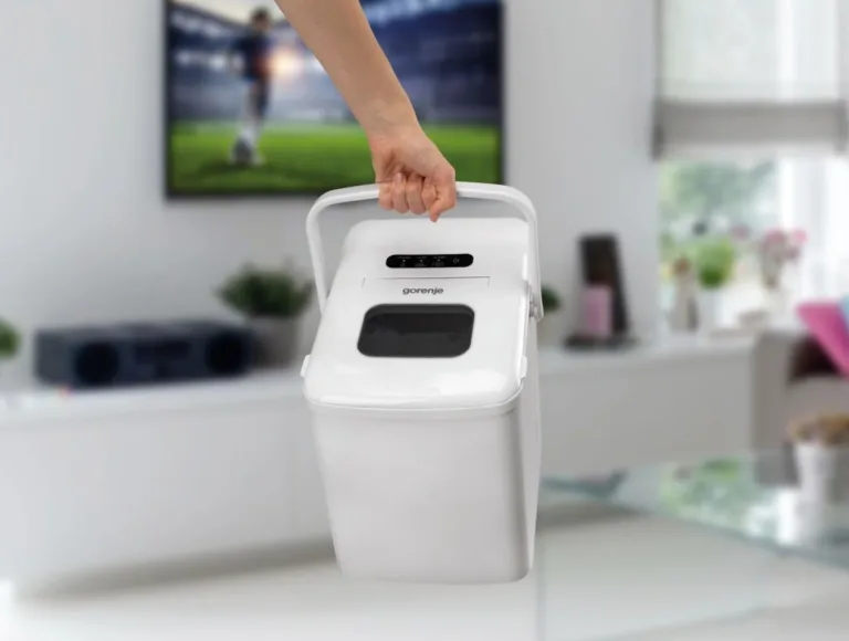 valge Gorenje jääkuubikumasin kandesanga kasutusega