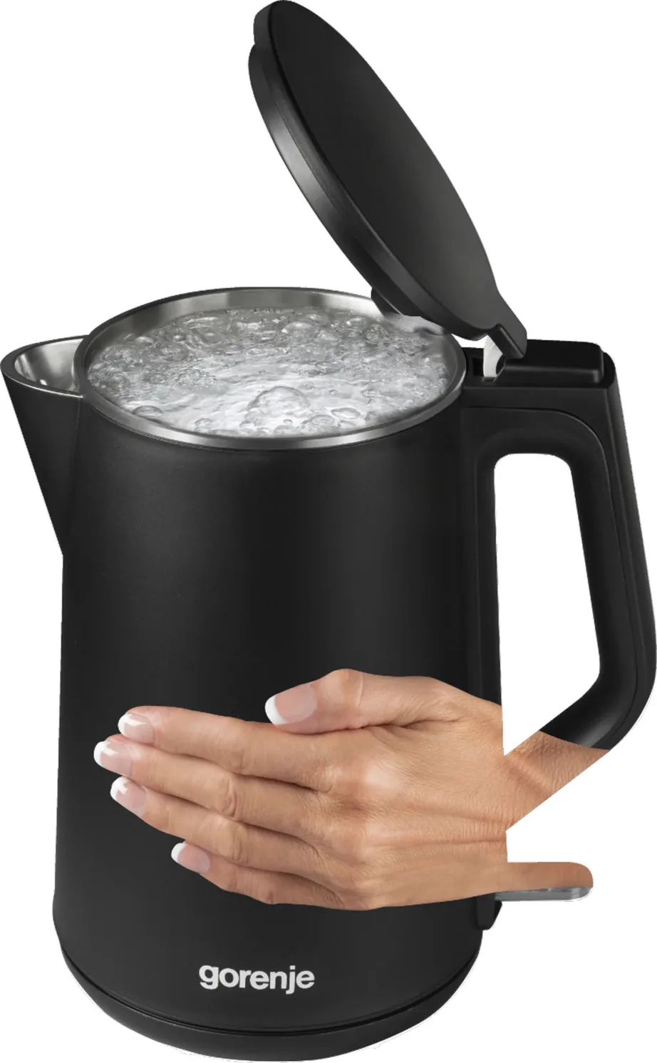 Gorenje K15DWBK 1,5 l must roostevabast terasest elektriline veekeetja 2200 W – 3