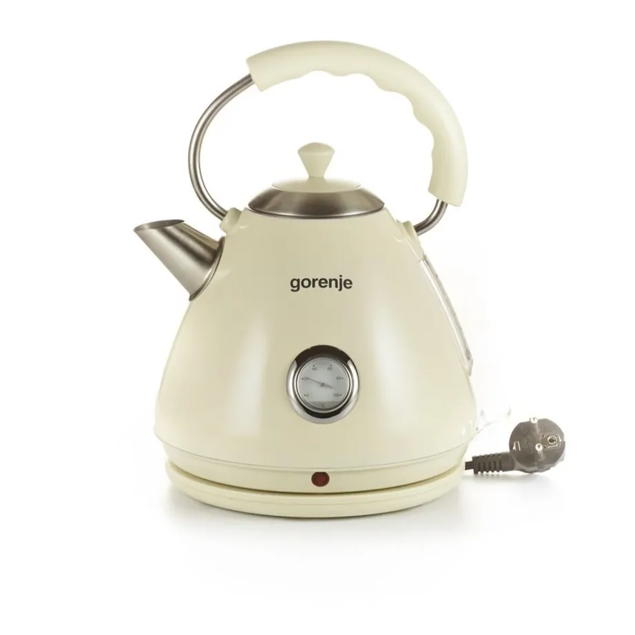 Gorenje K17CLI 1,7 l kreemjas plastmetallist veekeetja termomeetriga