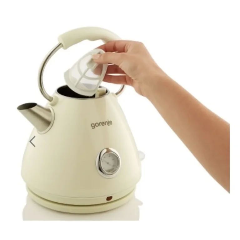 Gorenje kreemjas veekeetja termomeetriga eesvaates