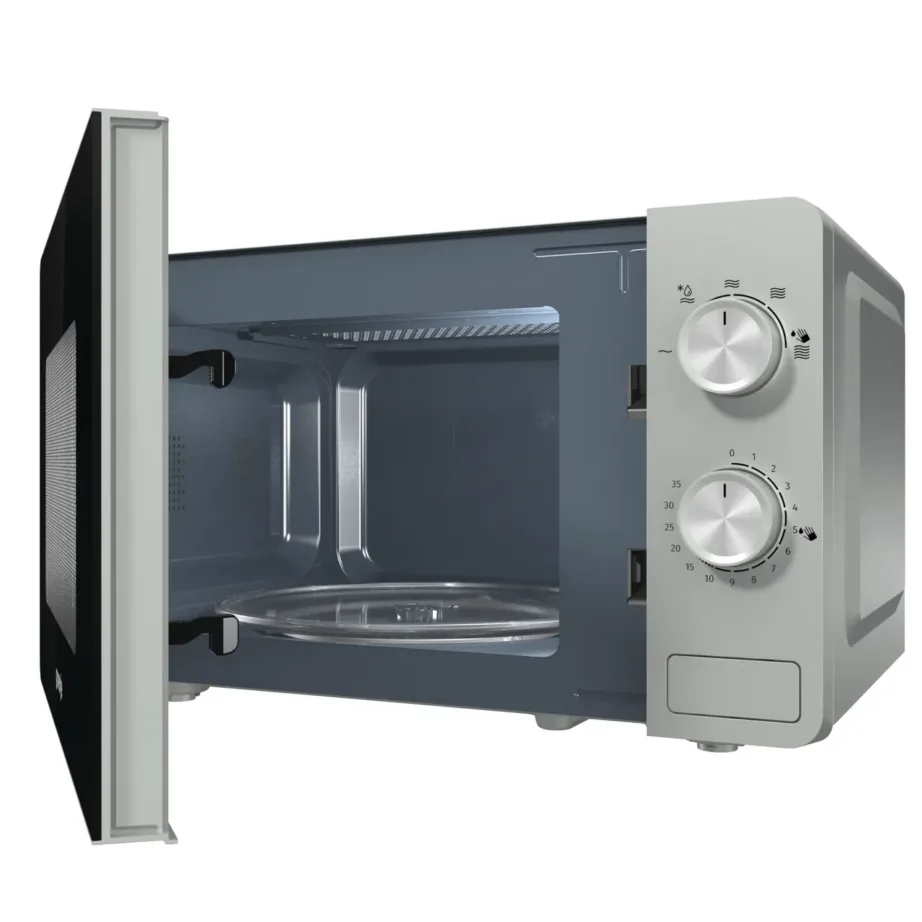 Gorenje MO20E1S hõbedane vabaltseisev 20 l mikrolaineahi, 800 W, käsitsi juhtimine – 3