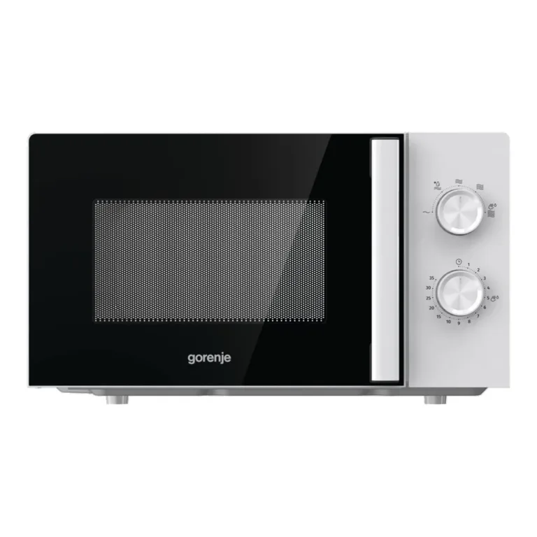 Gorenje MO20E1WH juhtpaneel pöördnuppude lähivaates