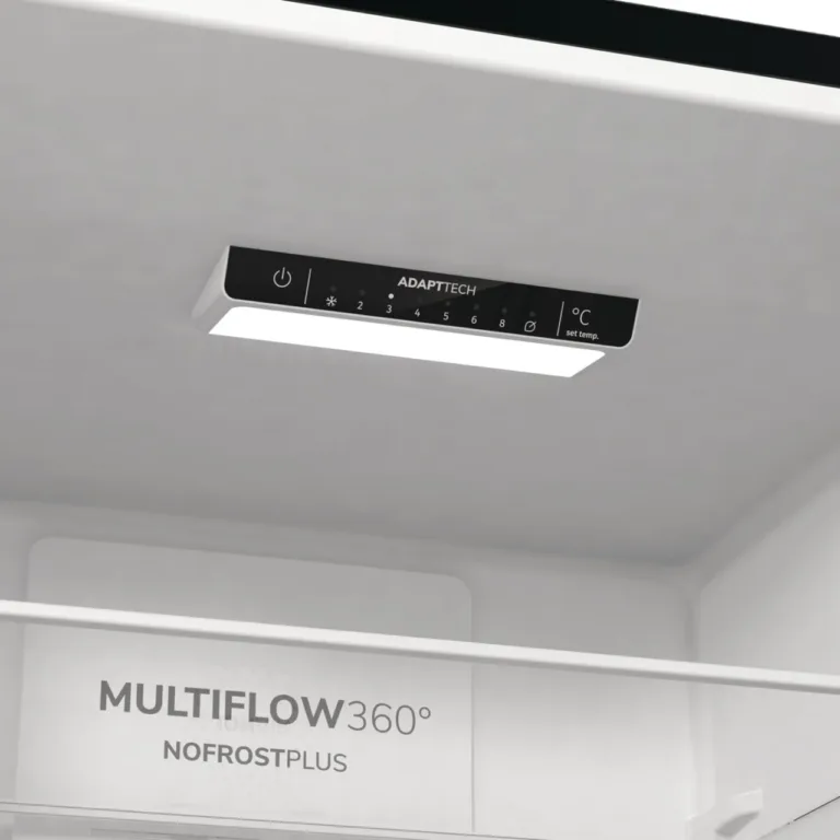 Gorenje NRK6202EBXL4 avatud uksed, sisemine jaotus