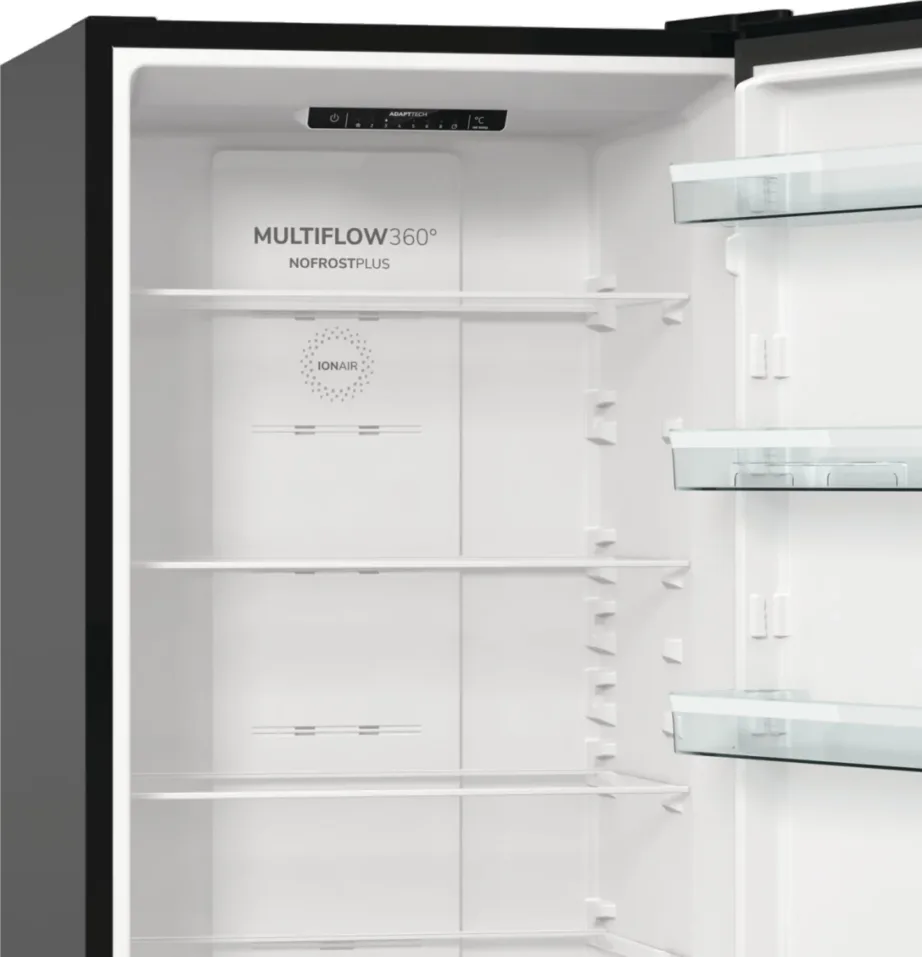 Gorenje NRK6202EBXL4 200 cm must no frost kombikülmik LED-ekraaniga – 7