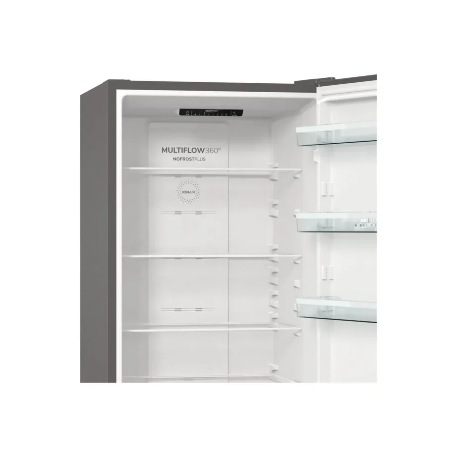 Gorenje NRK6202ES4 200 cm hall eraldiseisev No Frost LED-ekraaniga kombikülmik - 11