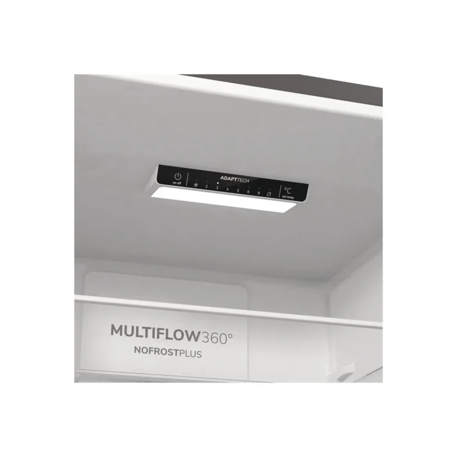 Gorenje NRK6202ES4 200 cm hall eraldiseisev No Frost LED-ekraaniga kombikülmik - 13