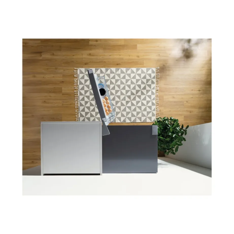 Gorenje NRK6202ES4 200 cm hall eraldiseisev No Frost LED-ekraaniga kombikülmik - 16