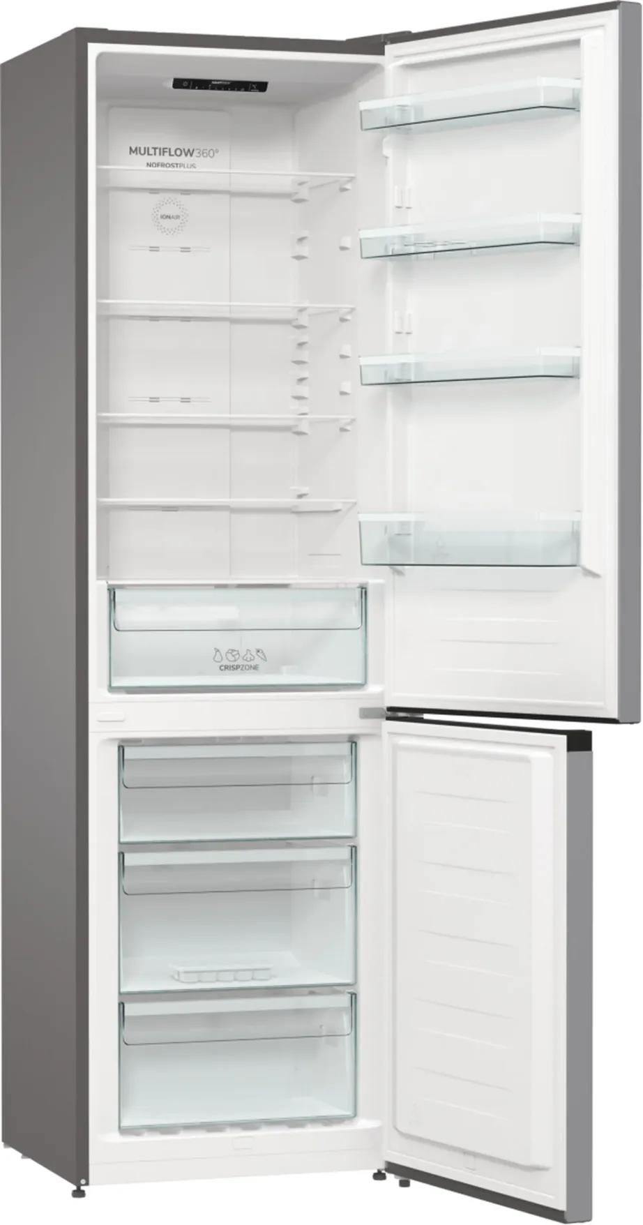 Gorenje NRK6202ES4 200 cm hall eraldiseisev No Frost LED-ekraaniga kombikülmik - 18