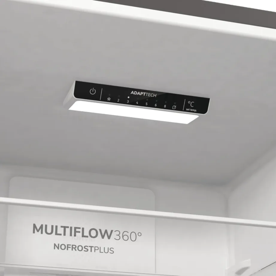 Gorenje NRK6202ES4 200 cm hall eraldiseisev No Frost LED-ekraaniga kombikülmik - 2